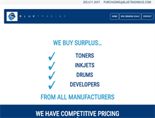 Tablet Screenshot of bluetradingus.com
